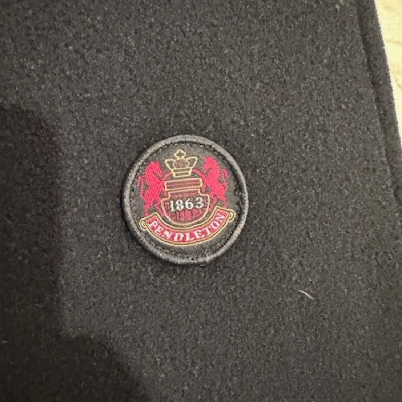 Pendleton Women's Uptown Long Wool Coat - Size 10 / Petite / Black - Picture 4 of 6